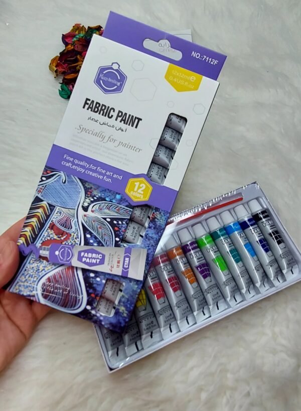 الوان اكليريك Fabric - قماش 12مل