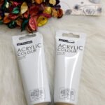 الوان اكليريك للقماش / ابيض