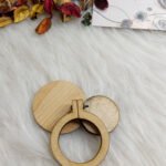 مدليات خسب صغير - مدوره