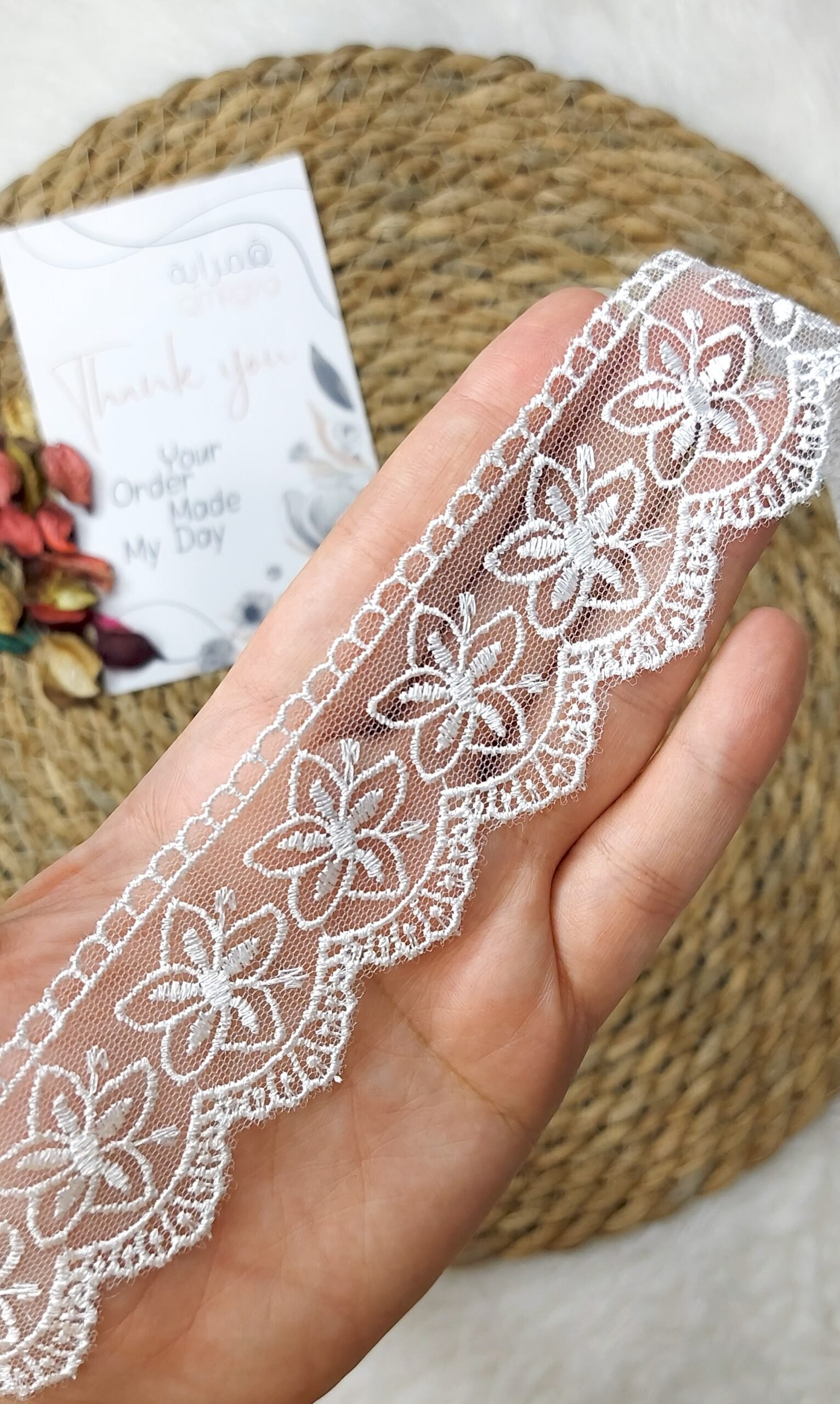 1- جوبير تركي - ورده خماسيه - وسط 4سم - بالمتر ب 25ج, جوبير تركي - ورده خماسيه - الصورة 1