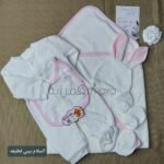 السلام بيبي / قطيفه اوف وايت بخط بمبي - مفتوح / 6 ق