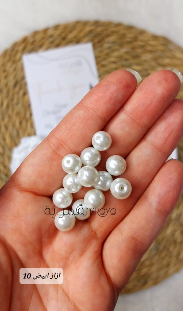 لولي- ابيض / ازاز – مقاس 10