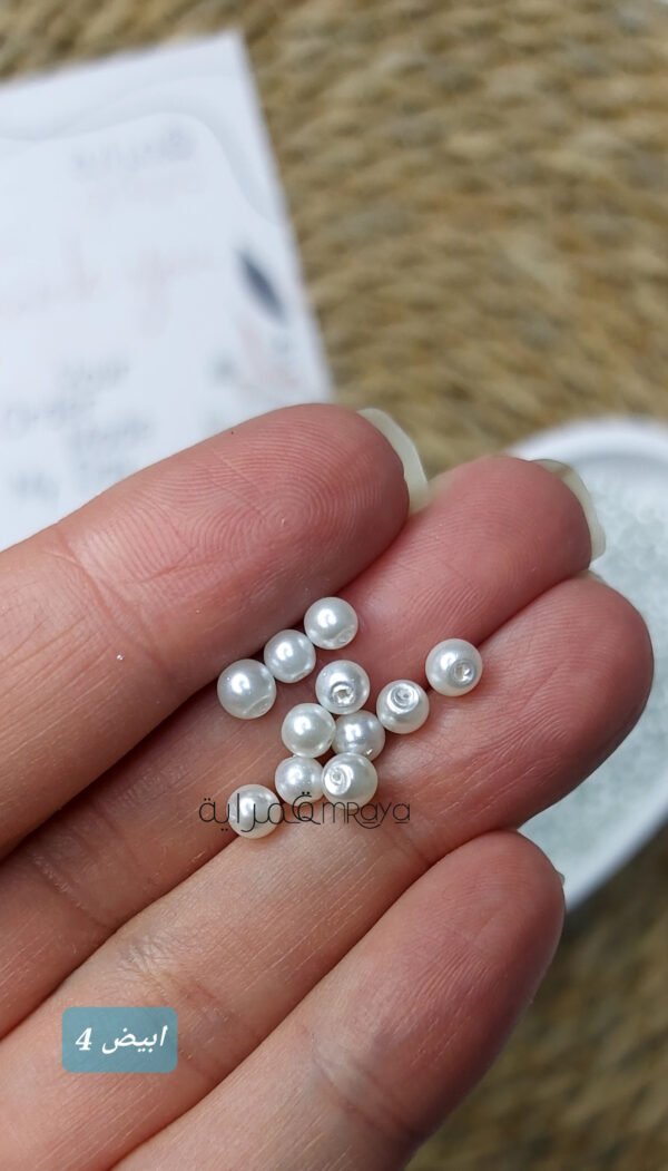 لولي - ابيض / ازاز- مقاس 4