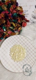 ⁦لولي / اوف وايت - نص حبه - مقاس 6⁩ - الصورة ⁦2⁩