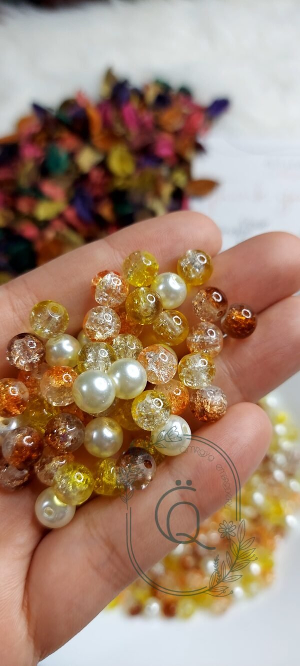 مكيس Q - زجاجي / اصفرات