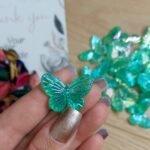 اكليريك - فراشه ملونة - اخضر