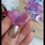 اكليريك - فراشه ملونة - بنفسجي