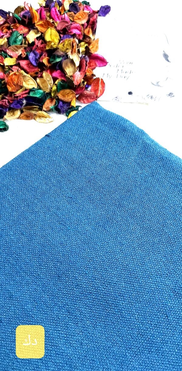 قماش دك - تركواز / 550 جرام