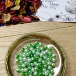 لولي كبس / جنجاه - مقاس 8 / اخضر*ابيض