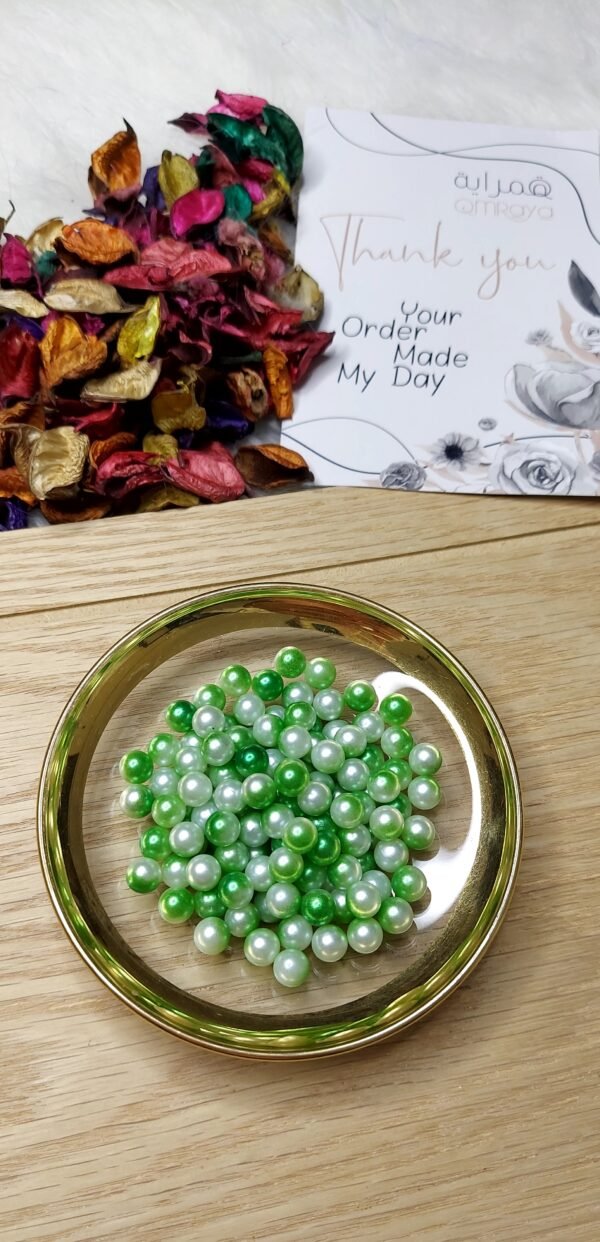 لولي كبس / جنجاه - مقاس 8 / اخضر*ابيض