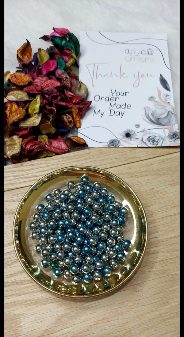 لولي كبس / جنجاه - مقاس 8 / ازرق*فضي