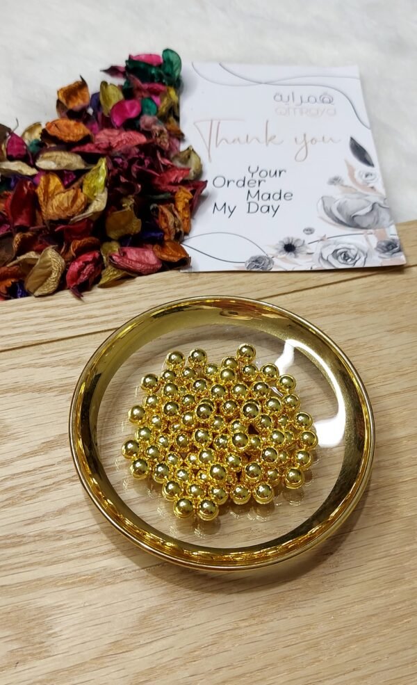 لولي كبس - مقاس 8 / دهبي