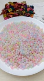 ⁦زينه Mix - خرز ملون Mix فاتح / مقاس 6⁩ - الصورة ⁦2⁩