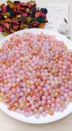 ⁦زينه MIX - خرز ملون Mix غامق / مقاس 8⁩ - الصورة ⁦2⁩