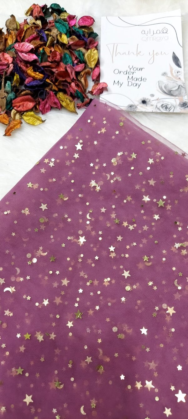 تول موف غامق - مطرز ب نجوم