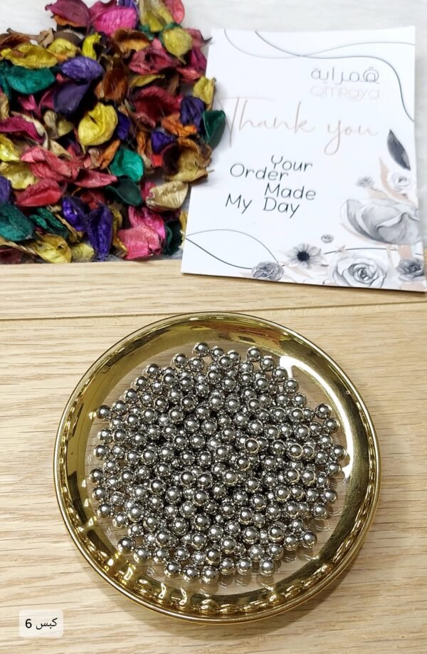 لولي كبس - مقاس 6 / فضي