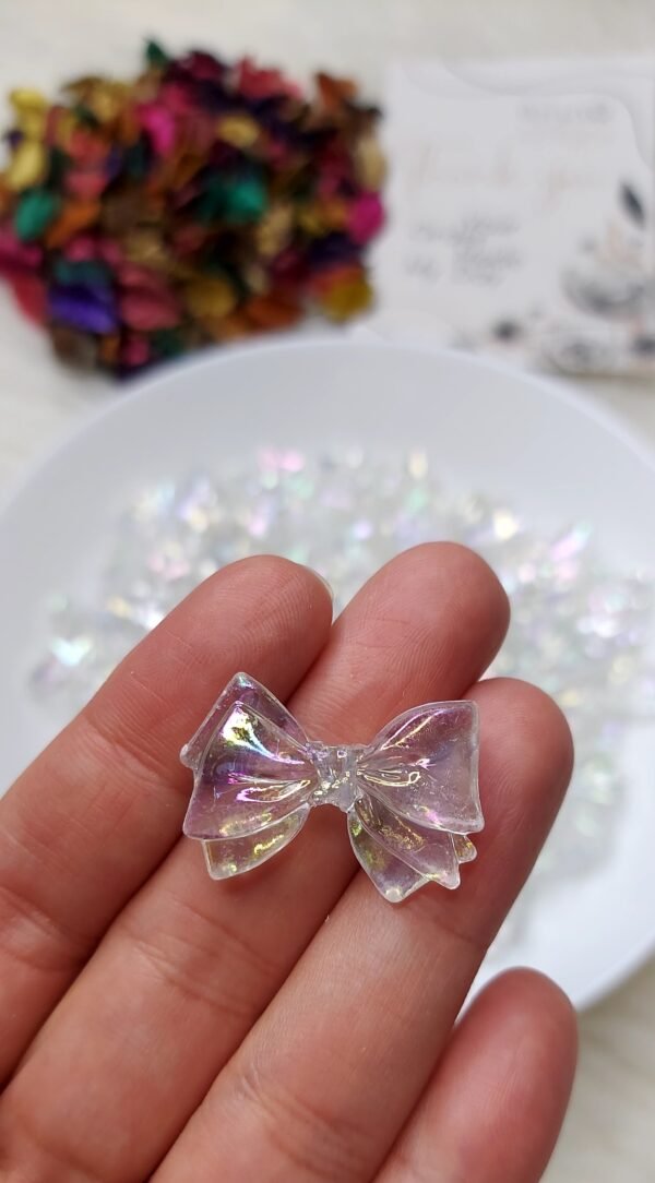 اكليريك - فيونكات ملونة - شفافه