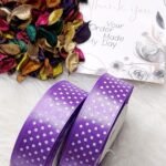 ستان منقط - 2سم / موف - البكرة