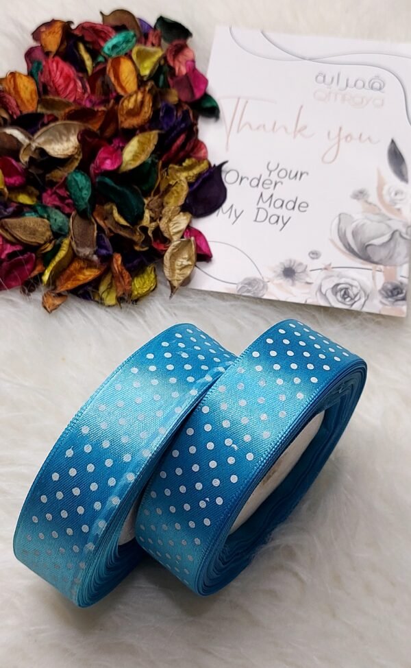 ستان منقط - 2سم / لبني