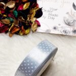 ستان منقط - 2سم / رصاصي