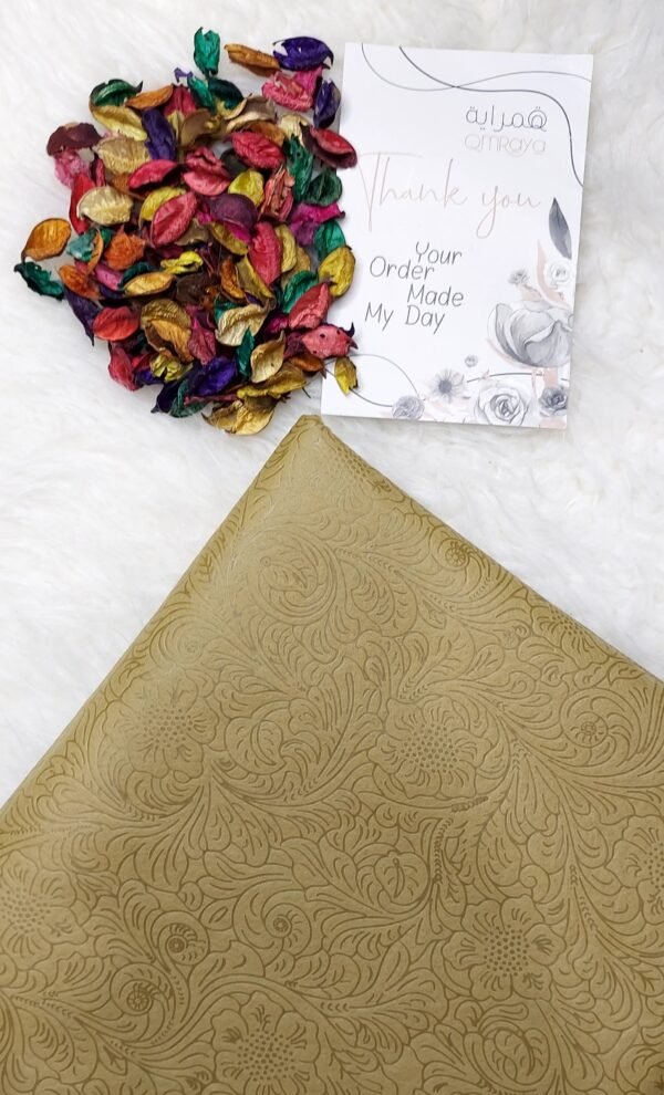 قماش جوخ - كافيه / منقوش