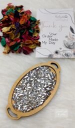 ⁦فصوص - فضي - عين الحصان 0 / صغير⁩ - الصورة ⁦2⁩