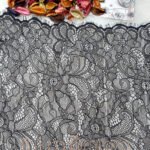 دانتيل فرنسي - اسود كود 101