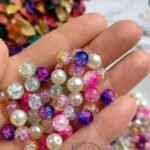 مكيس Q - زجاجي / بينك*ازرق