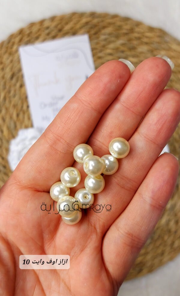 لولي- ابيض / ازاز – مقاس 10