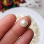 لولي / اوف وايت - نص حبة - مقاس 10