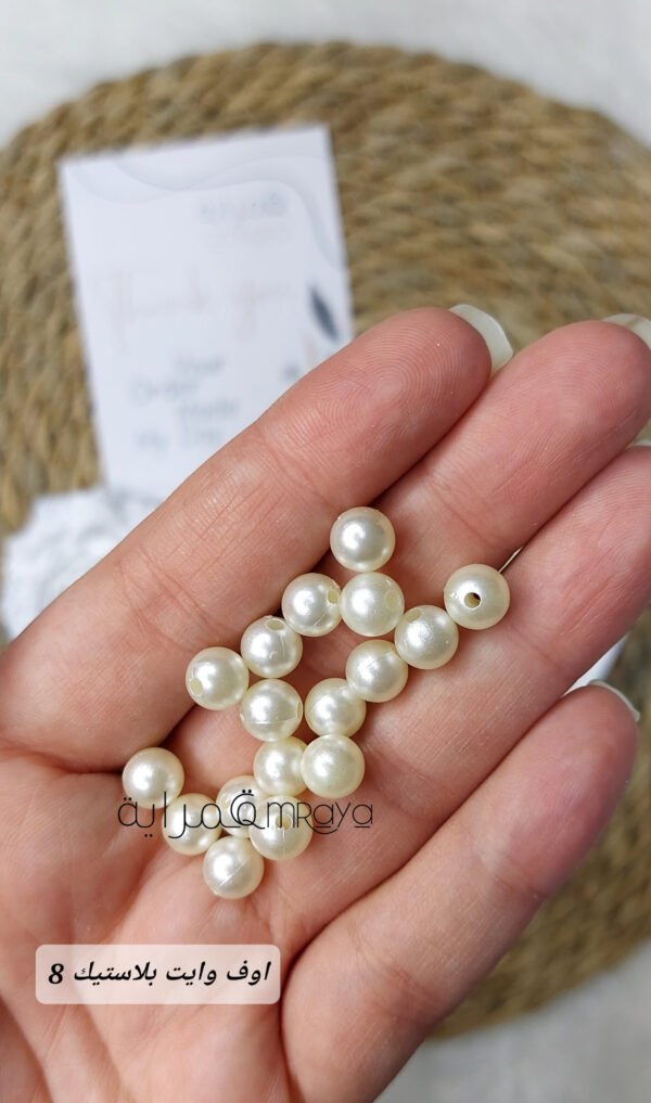 لولي - اوف وايت / بلاستيك - مقاس 8