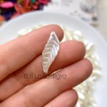 اكليريك -  ورق شجر ملولو صغير / اوف وايت