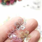 زينه MIX - ورد خماسي ملون - MIX شفاف