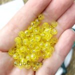 كريستال عادي / اصفر - مقاس 6