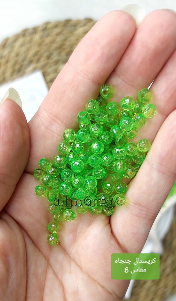 كريستال عادي / اخضر - مقاس 6