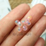 كريستال السبح / بمبي نص حبه مقاس mm 8