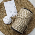 خيش بيج*ابيض للتغليف