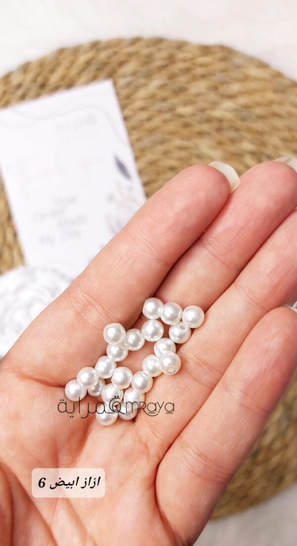 لولي-  ابيض / ازاز - مقاس 6