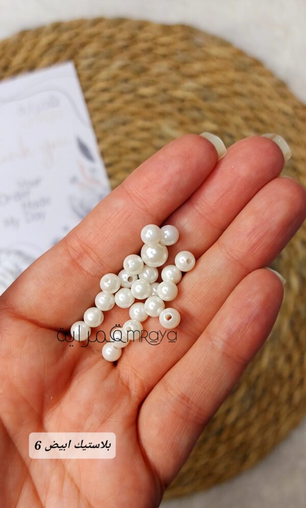 لولي-  ابيض / بلاستيك - مقاس 6