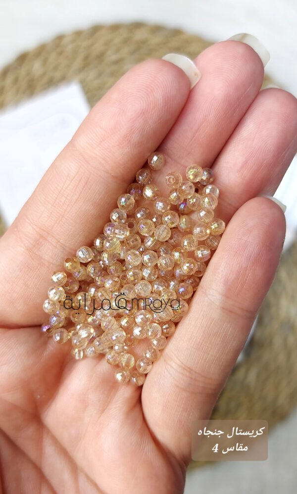 كريستال عسلي - مقاس 4