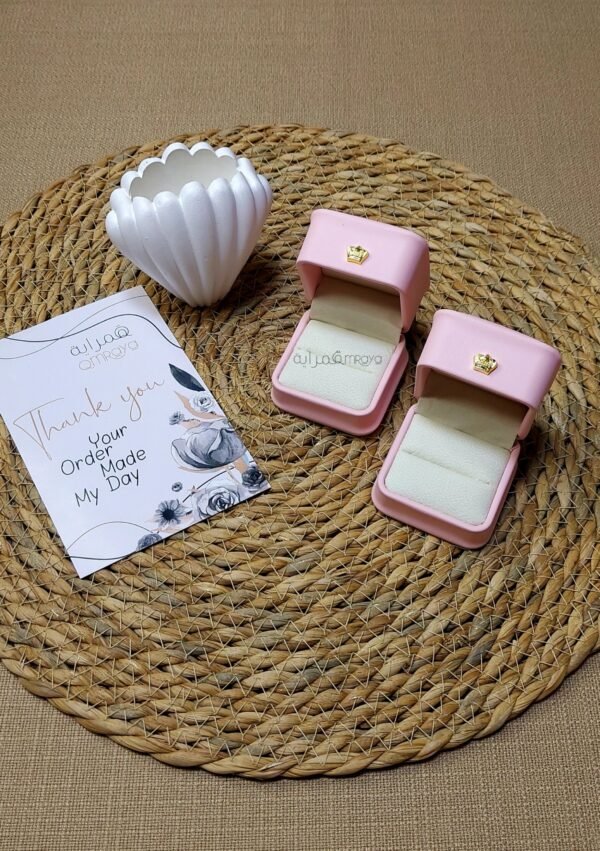 علب الخواتم – بمبي بتاج دهبي / جلد