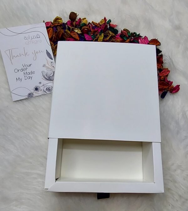 علبة درج - مناديل كتب الكتاب / شريط كحلي