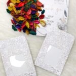 اظرف تغليف / ابيض منقوش