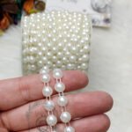 لولي - شريط نص حبه لولي - اوف وايت / مقاس 8