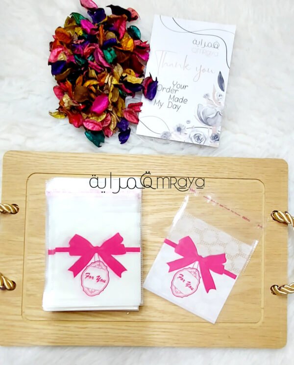 كيس تغليف - فيونكه فوشيا