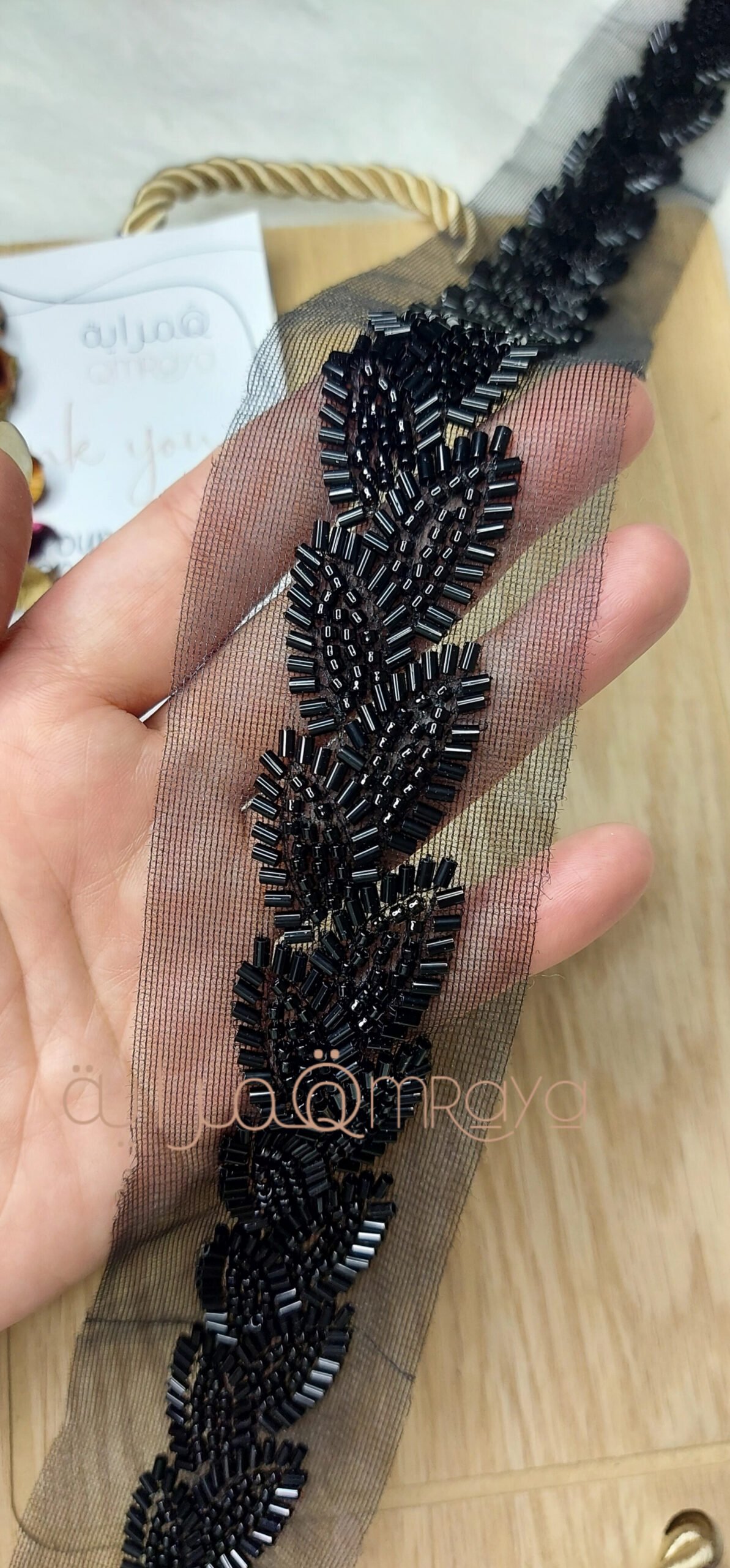 InShot_20251125_123702550 تول سواريه -اسود / ورق شجر - الصورة 1