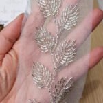 تول سواريه - فضي / ورق شجر