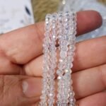 عقد كريستال / ابيض مقاس 4