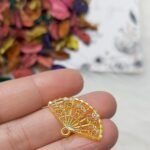 اكليريك ملون - مروحة ملونة - جنجاه برتقالي