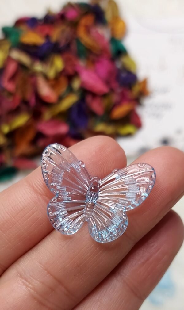 اكليريك ملون - فراشه ملونة صغيره - جنجاه لبني